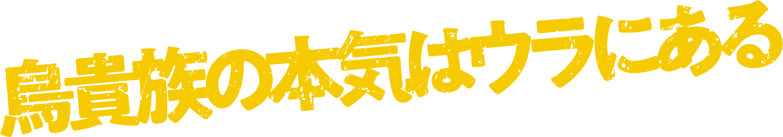 鳥貴族の本機はウラにある